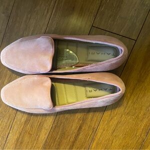 Tahari Pink Leather Loafers size 8.5. Like New.